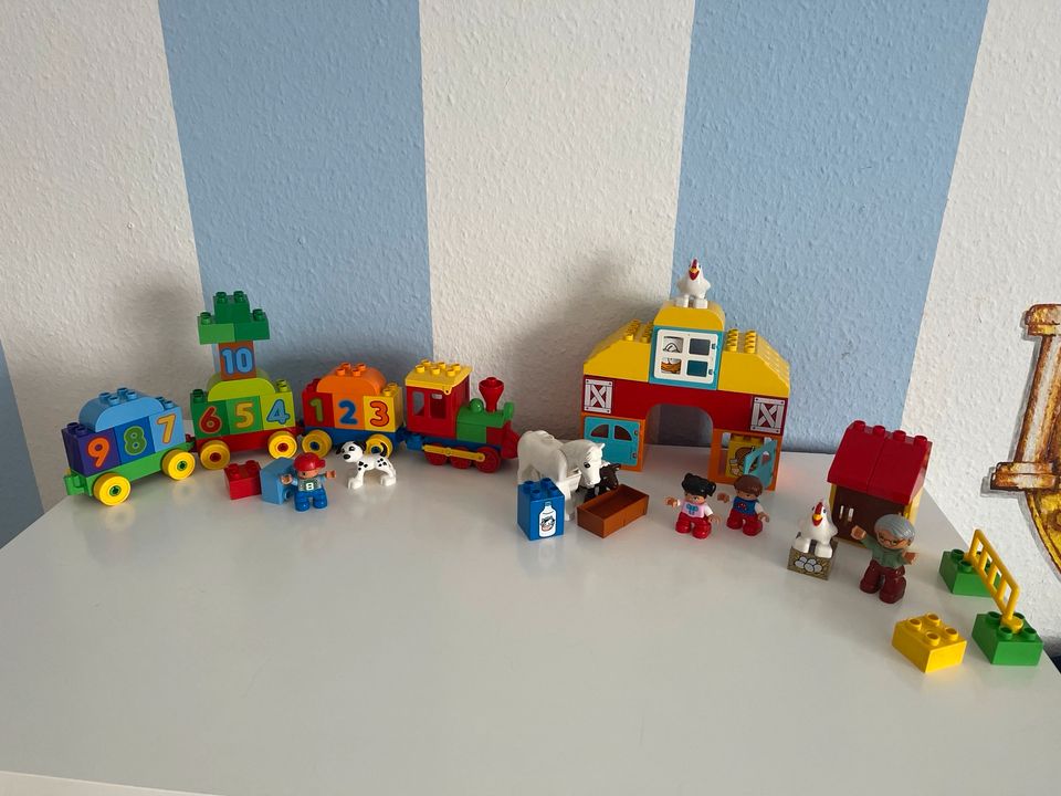 3 Lego Duplo Sets Zahlenzug 10558, Hühnerstall 5644, Bauernhof in Saarbrücken