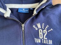 Tom Tailor Zip Hoodie Sweatjacke Kapuzenjacke dunkelblau Gr.S 140 Bayern - Parkstetten Vorschau