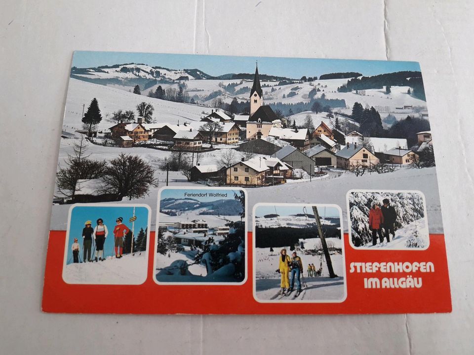 Postkarte Ansichtskarte Grußkarte von STIEFENHOFEN IM ALLGÄU Neu in Bochum