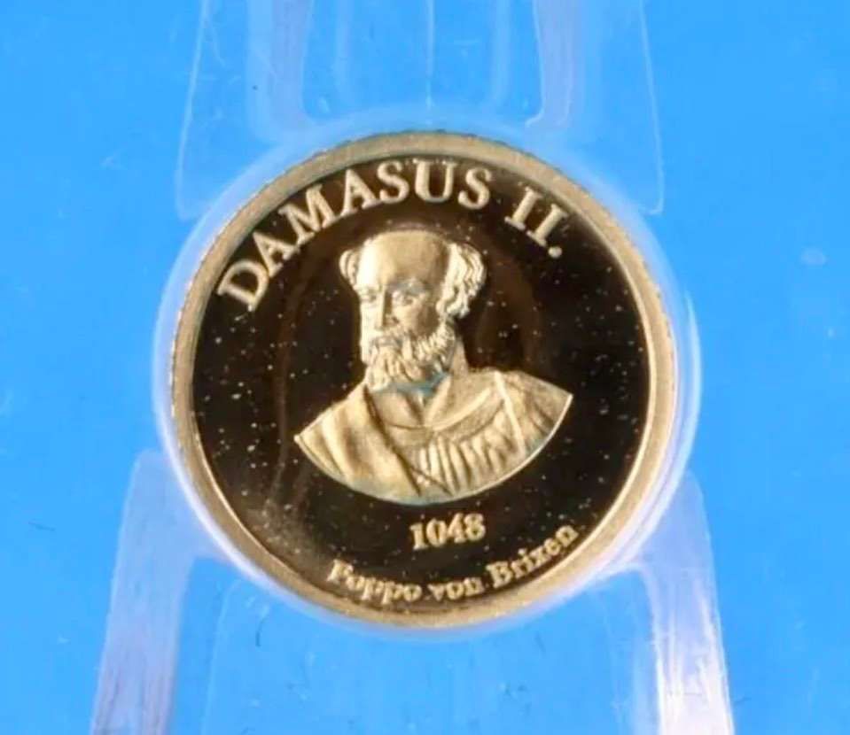 Cook Islands 1 $ 2005 Damasus II. Gold 0,5 g Gold 99999 PP / Proo in Ulm