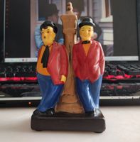 Dick und Doof Laterne Figur Keramik 16cm Stan Laurel Oliver Hardy Niedersachsen - Burgdorf Vorschau