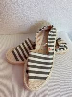 Top Seasons Espadrilles Neu Halbschuh Stoff Herzchen Streifen Nordrhein-Westfalen - Oberhausen Vorschau