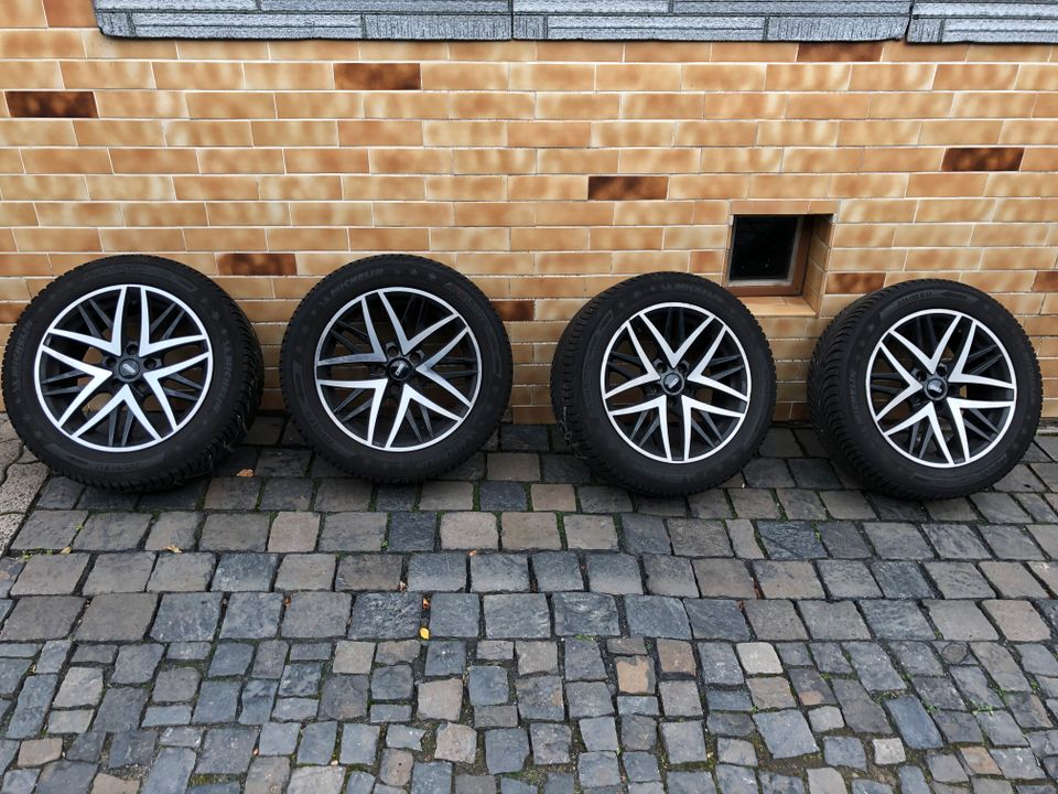 4x Winterkompletträder Michelin Alpine 5  225/55 R17 in Gründau