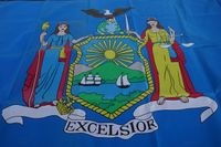 Flagge Staat New York Fahne USA Bundesstaat Excelsior Hessen - Egelsbach Vorschau