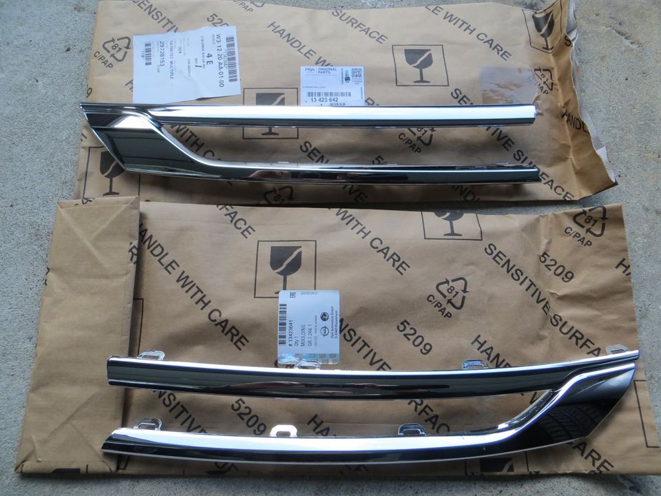 Opel Astra K Chrom Blende Kühlergrill rechts links 13423641 NEU in Bad Fallingbostel