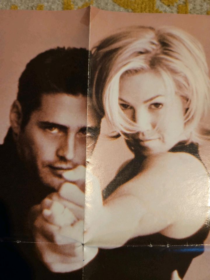 XXL Poster Brandon und Kelly Beverly Hills 90210 90er Serie in Wilhelmsthal