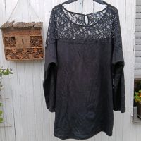 ULLA POPKEN * SHIRT MIT SPITZE * 50/52 * SCHWARZ * LANGARM * TOP Nordrhein-Westfalen - Bergisch Gladbach Vorschau