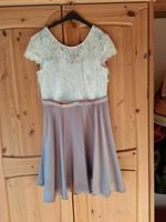 Neuwertiges Cocktailkleid von Jake*s  Weiß/ Mauve Hessen - Schlüchtern Vorschau