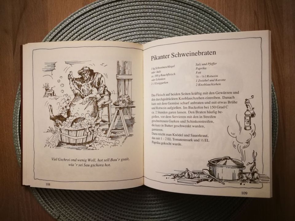 "Schwäbische Metzelsupp" Siegfried Ruoß 1.Auflage 1988 Rezepte in Albstadt