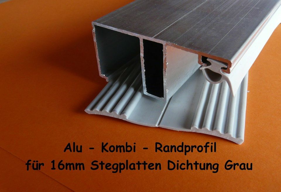 Alu -Kombi -Verlege-Mittelprofil - für 16mm Stegplatten 12,25 € in Olfen