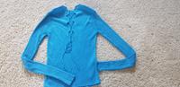 Mango Pullover, M, blau bissl wie Lurex, Rückenschnürung Brandenburg - Leegebruch Vorschau