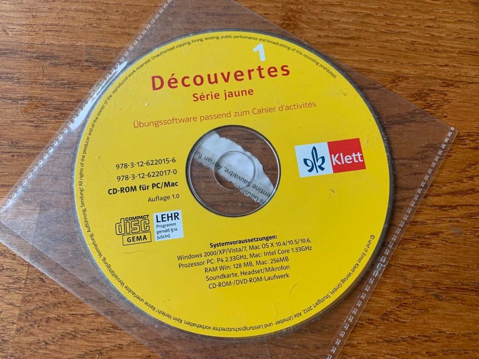 Découvertes 1 Übungssoftware Hörtexte Video-DVD in Hannover