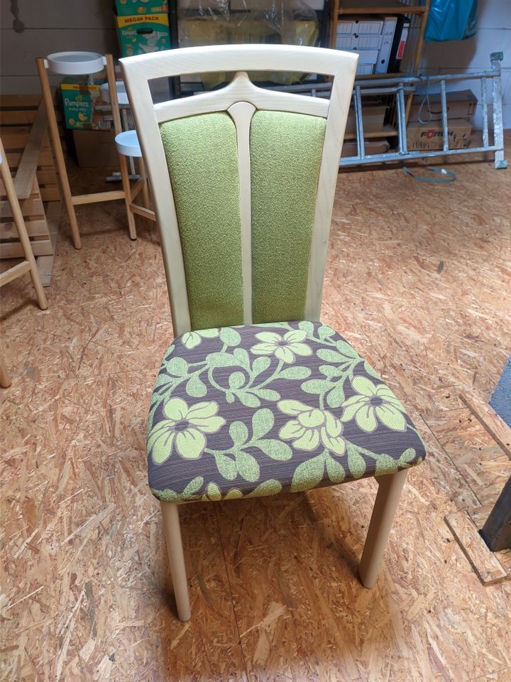 Stuhl / Stühle weiß/grün in Schönwölkau-Hohenroda