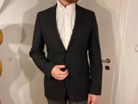 100% Wolle Hugo Boss Sakko Jacke grau schwarz 98 52 L Nordrhein-Westfalen - Siegburg Vorschau