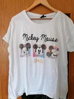 Shirt Mickey Mouse Größe 48 neuwertig weiß Disney Damen Thüringen - Hermsdorf Vorschau