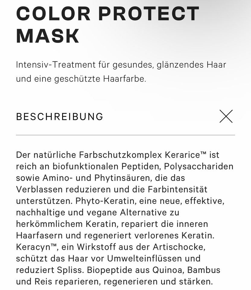 NEU SHYNE Super Soft & Color Protect Mask Haar Serum Maske in Dresden