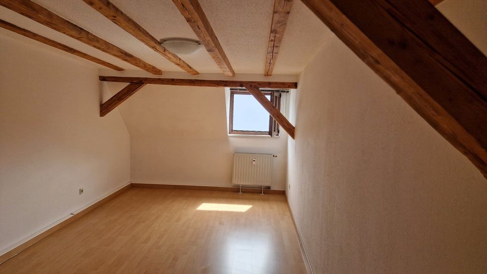 attraktive DG Wohnung mit Einbauküche nahe Stadtzentrum mit Parkplatz am Haus in Großenhain