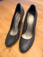 Tamaris Pumps schwarz Glitzer Gr. 41 Bayern - Eckental  Vorschau