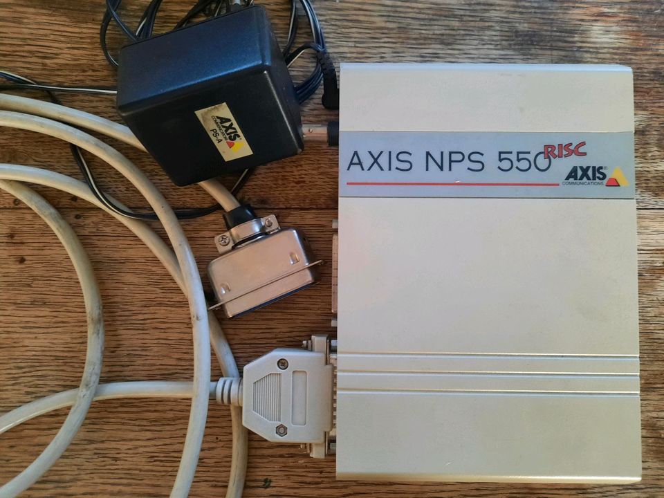 Axis NPS 550 Risc Printserver Druckserver Druckerserver + Kabeln in Köln