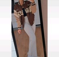 Oversized College Jacke Bershka braun Gr. XS Rheinland-Pfalz - Offenbach Vorschau