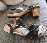 Gabor Damen Schuhe Sandalen Pantoletten Größe 7 braun Bayern - Heroldsberg Vorschau