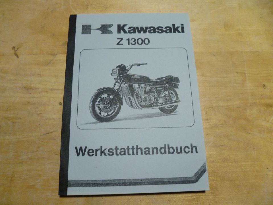 Werkstattbuch Kawasaki Z1300 in deutsch, nur Vergasermodelle in Oberursel (Taunus)