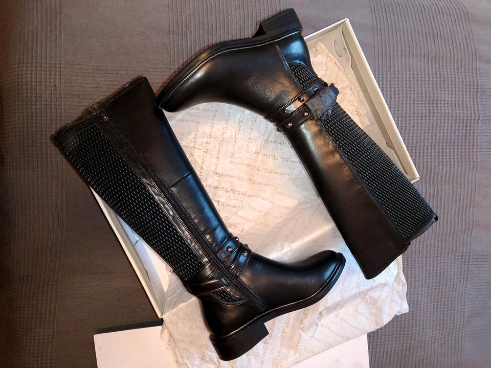 Tamaris Klassische Stiefel Schwarz 36 Neu in Metterich