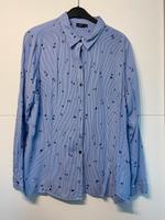Bluse blau Schmetterlinge - Größe 46 - wie neu Bayern - Scheßlitz Vorschau