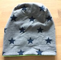 ★Beanie Mütze Jersey Sterne Gr.45-48 grau/blau/grün✩NEUw.✔ Schleswig-Holstein - Barkelsby Vorschau