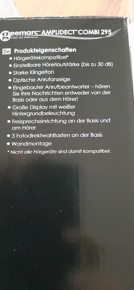 Telefon Seniorentelefon 3 teilig von geemarc combi 295 in Sundern (Sauerland)