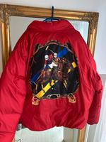 Polo Ralph Lauren Daunenjacke Puffer Jacke rot Logo oversize Düsseldorf - Stadtmitte Vorschau