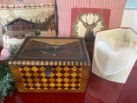 Intarsien Kiste antik alt Handwerkskunst Holz edel selten Baden-Württemberg - Michelbach an der Bilz Vorschau