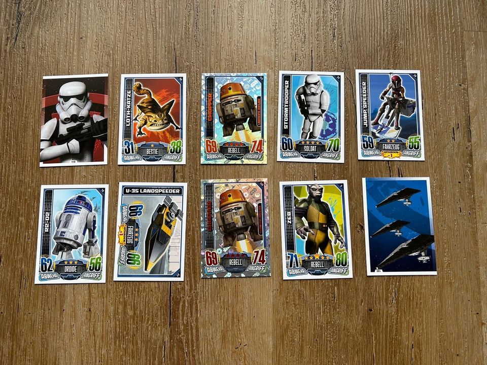 Star Wars Rebel Attax Sammelkarten in Sottrum