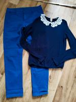 Tolle Chino Jeans+süßer Pullover blau 38 40 M Sachsen - Bernsdorf Vorschau