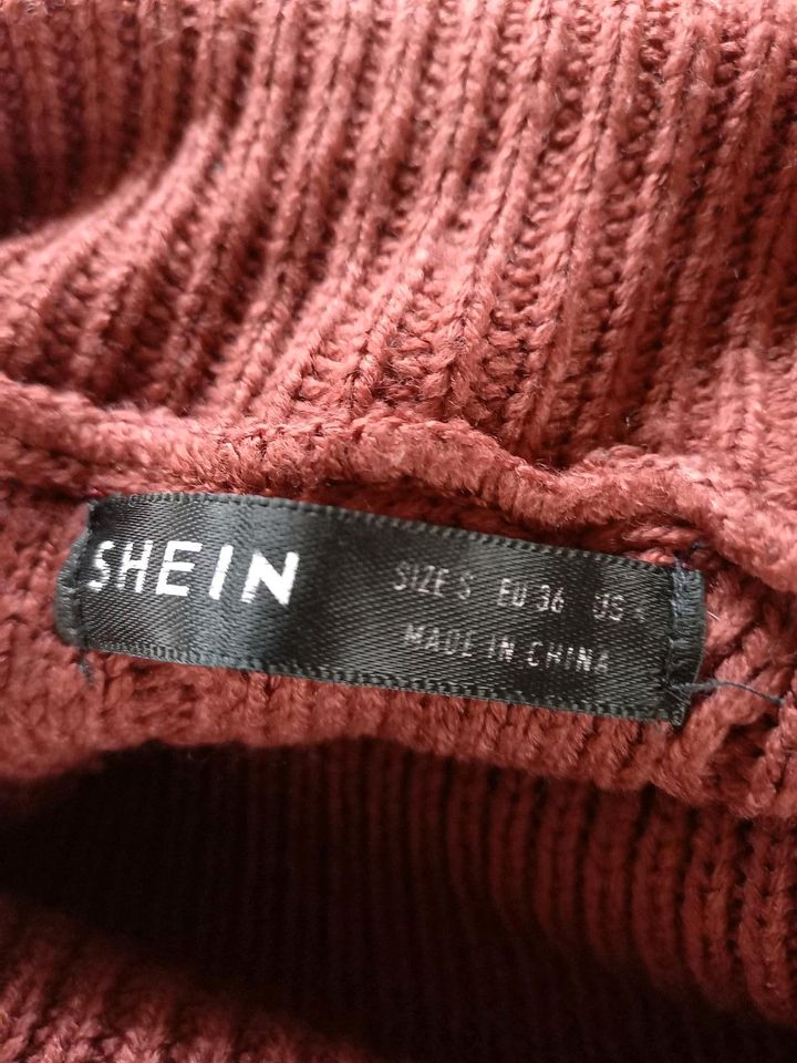 Damen Strickpullover, Rollkragenpullover, Shein,  Größe S/36 in Schwarzenbruck