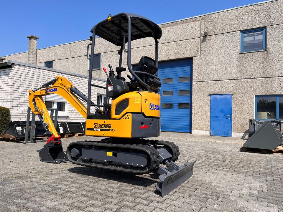 XCMG Minibagger XE18E.1,8t. Neu Kompaktbagger Kettenbagger Bagge in Erftstadt