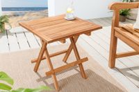 Massiver Gartenbeistelltisch EMPIRE TEAK 50cm natur Teakholz klappbar Gartenmöbel Riess-Ambiente Hamburg Barmbek - Hamburg Barmbek-Süd  Vorschau