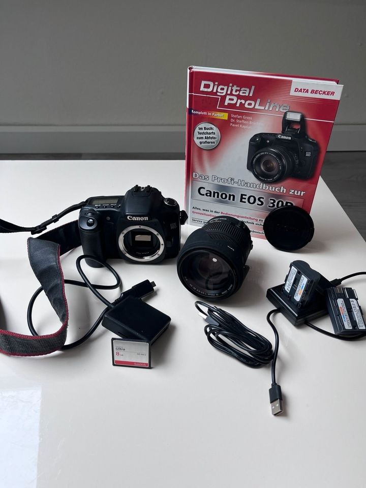 Canon EOS 30D + SIGMA DC 18-200mm + Zubehör in Ulm