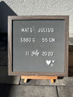 Letterboard Holz grau 1xbenutzt für ein Bild Baden-Württemberg - Neuried Vorschau