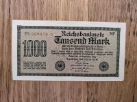 Gebrauchte Banknote 1000 Reichsmark Tausend Mark Reichsbankdirekt Hessen - Neu-Isenburg Vorschau