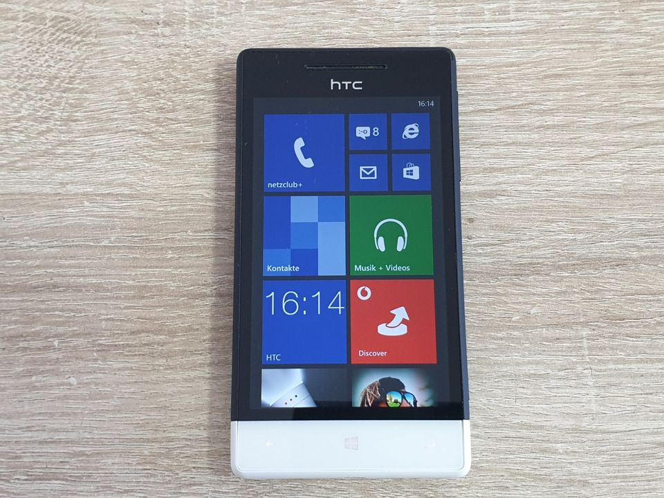 HTC 8 S Windows Mobile Phone Smartphone ohne simlock Schwarz/Weiß in Erfurt