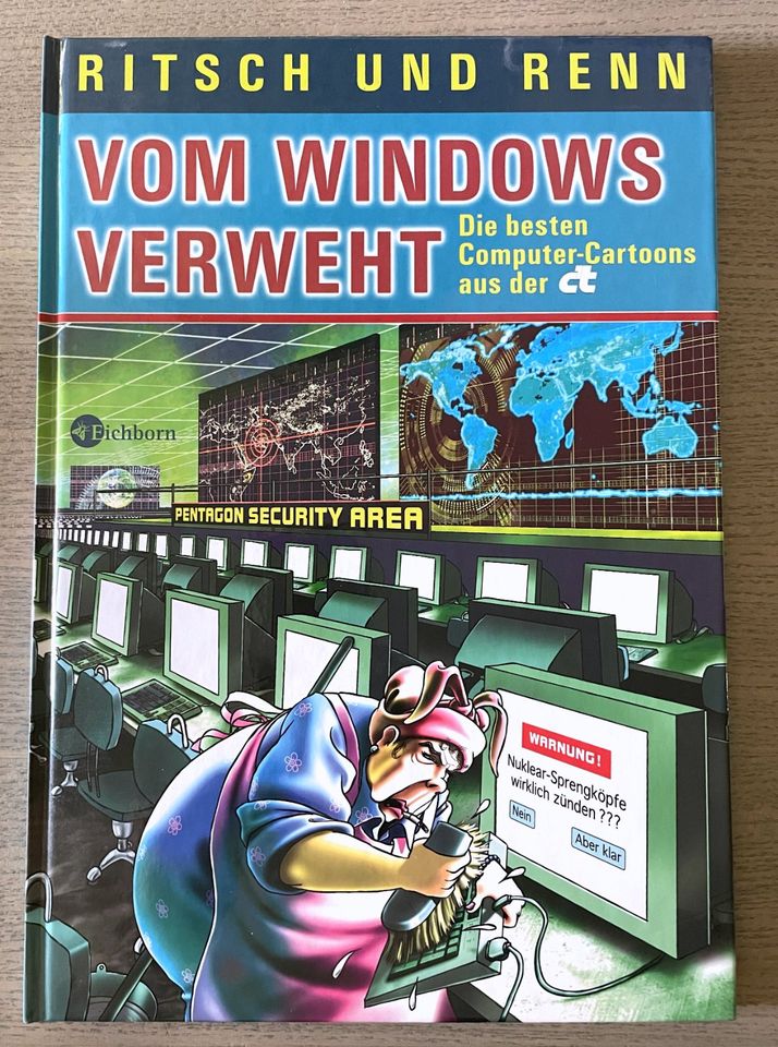 Ritsch und Renn vom Windows verweht Computer-Cartoons aus ct in Taufkirchen