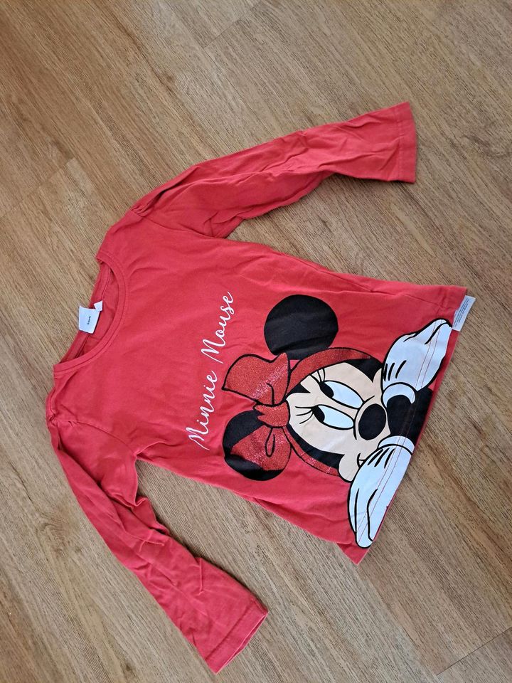 Langarmshirt minnie maus gr 122 in Löhne