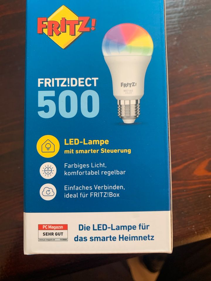 Fritz dect 500 smarte Lampe in Wolfach