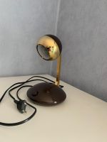 Schreibtisch- Tischlampe, Vintage, Kaffee braun, Gold 60er Bayern - Wendelstein Vorschau
