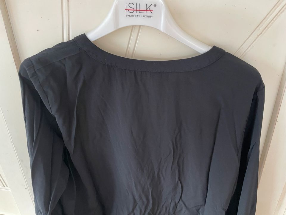 Schwarze Vero Moda Bluse Gr. S mit V Ausschnitt in Großkarolinenfeld