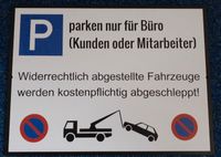 2 Schilder parken Büro Niedersachsen - Emstek Vorschau