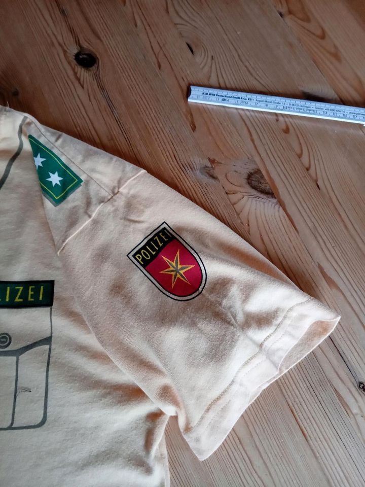 T-Shirt Kostüm Polizei Gr. 134 / 140 / 146 / 152 in Münzenberg