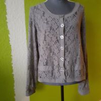 "Street One" Jacke Spitze Langarm Knopfleiste taupe Gr.40/42 Leipzig - Schönefeld-Abtnaundorf Vorschau