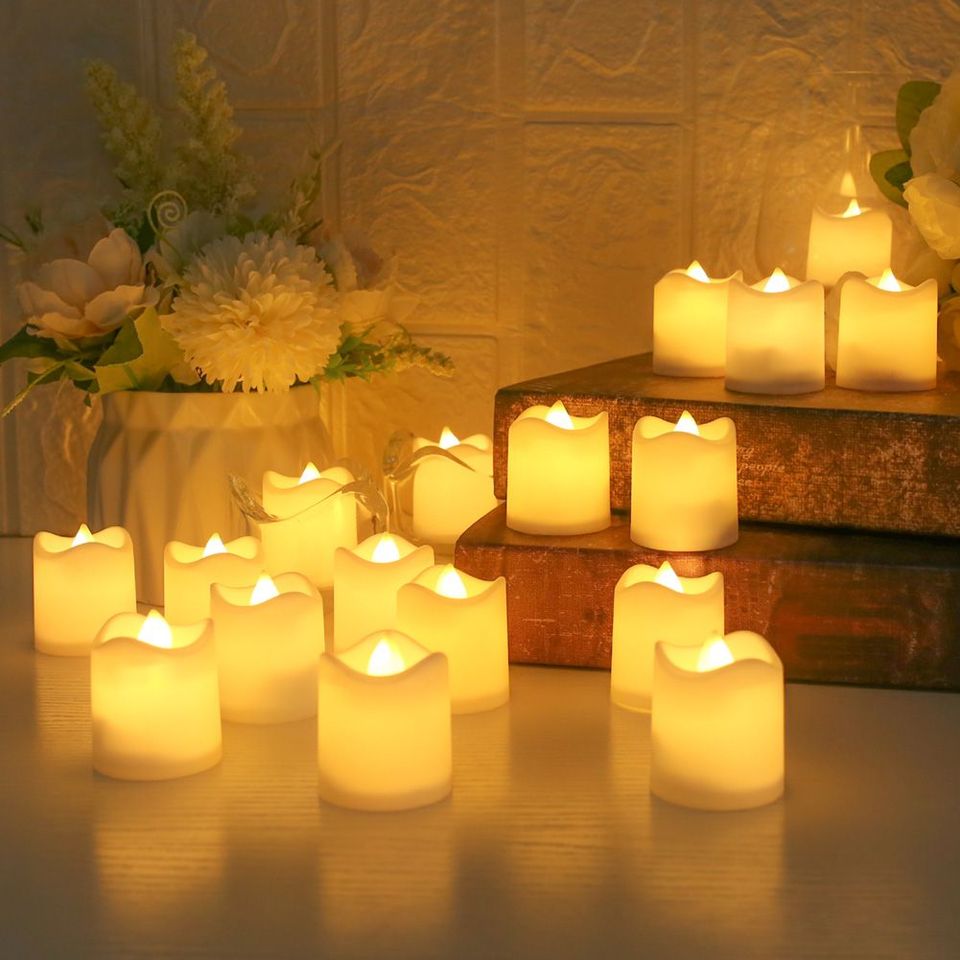 ✅NEU✅12x 24x LED Teelichter Kerzen Elektrisch Batterie Advent 4 in Wiesloch